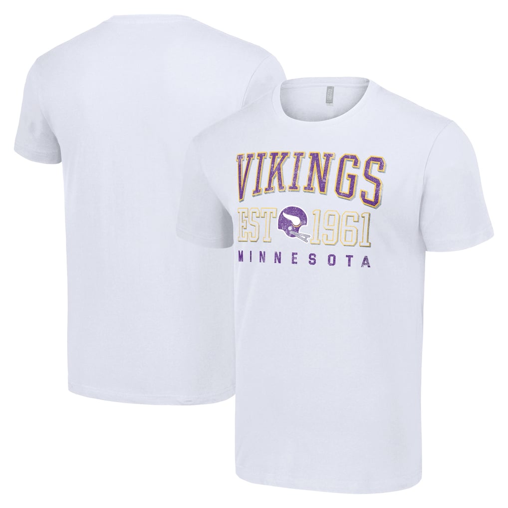 Minnesota Vikings Starter Throwback Logo T-Shirt - White