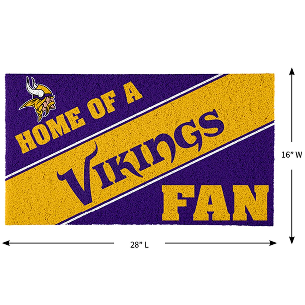 Minnesota Vikings 18" x 30" Team Turf Mat
