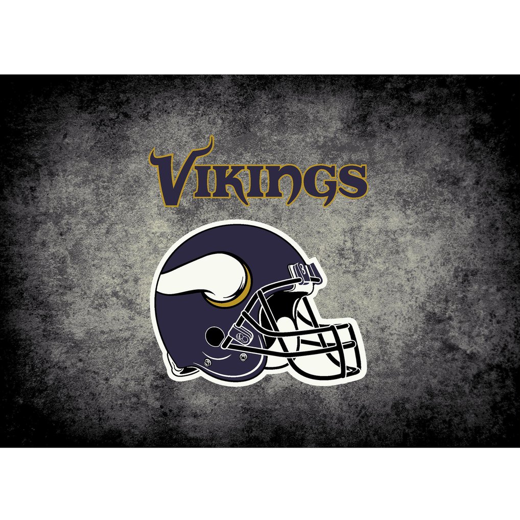 Minnesota Vikings Imperial 3'10" x 5'4" Distressed Rug