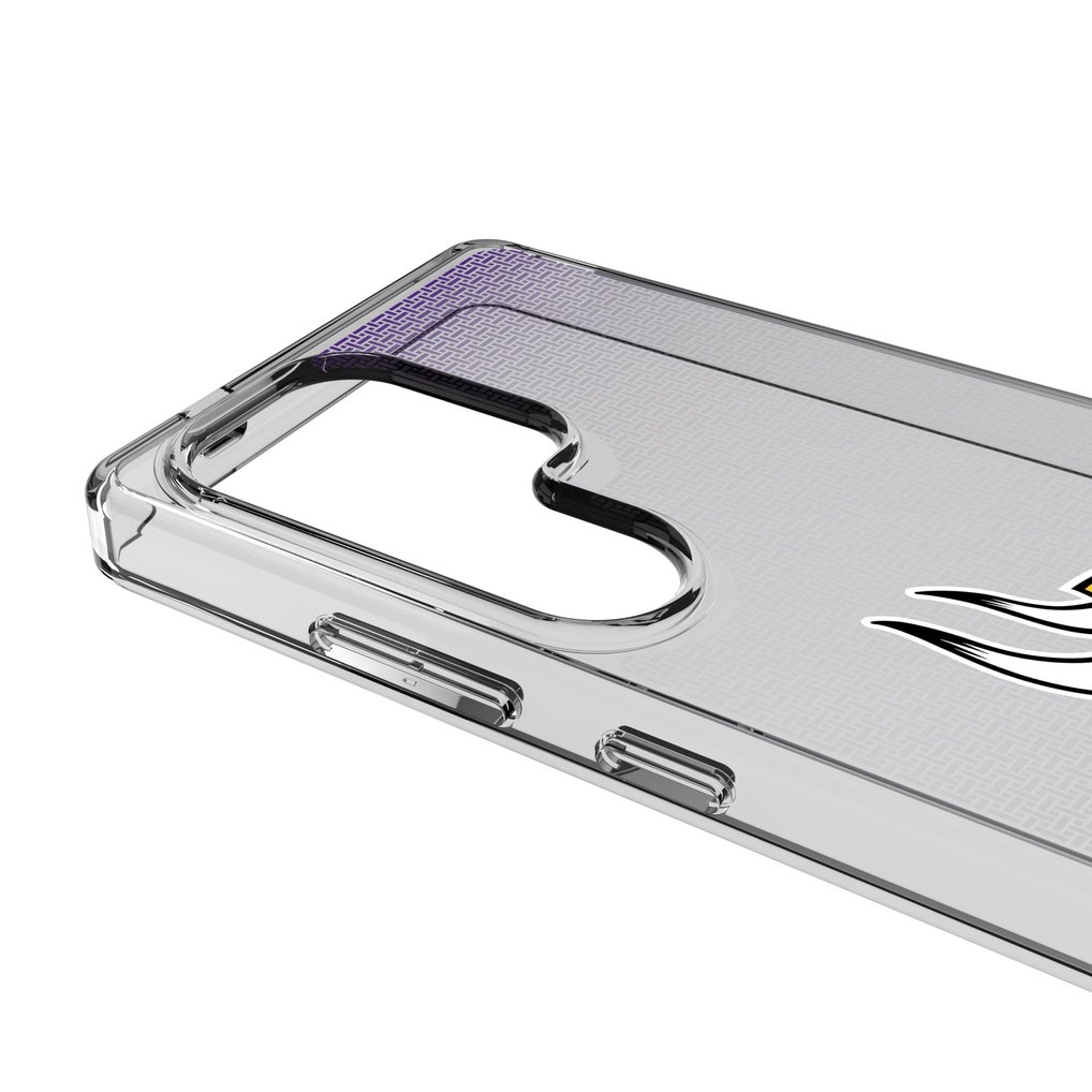 Minnesota Vikings Linen Logo Galaxy Clear Case