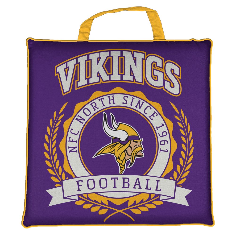 Minnesota Vikings Pegasus 14" Crest Logo Stadium Cushion