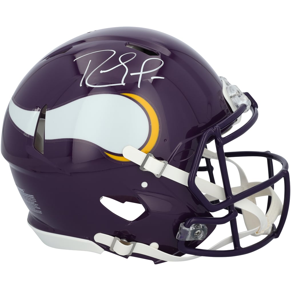 Randy Moss Minnesota Vikings Autographed Fanatics Authentic Riddell 1983-2001 Throwback Speed Authentic Helmet 