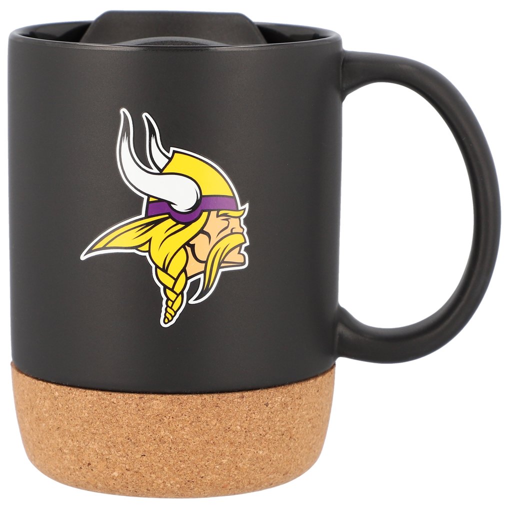 Minnesota Vikings The Memory Company Cork Bottom Mug with Lid