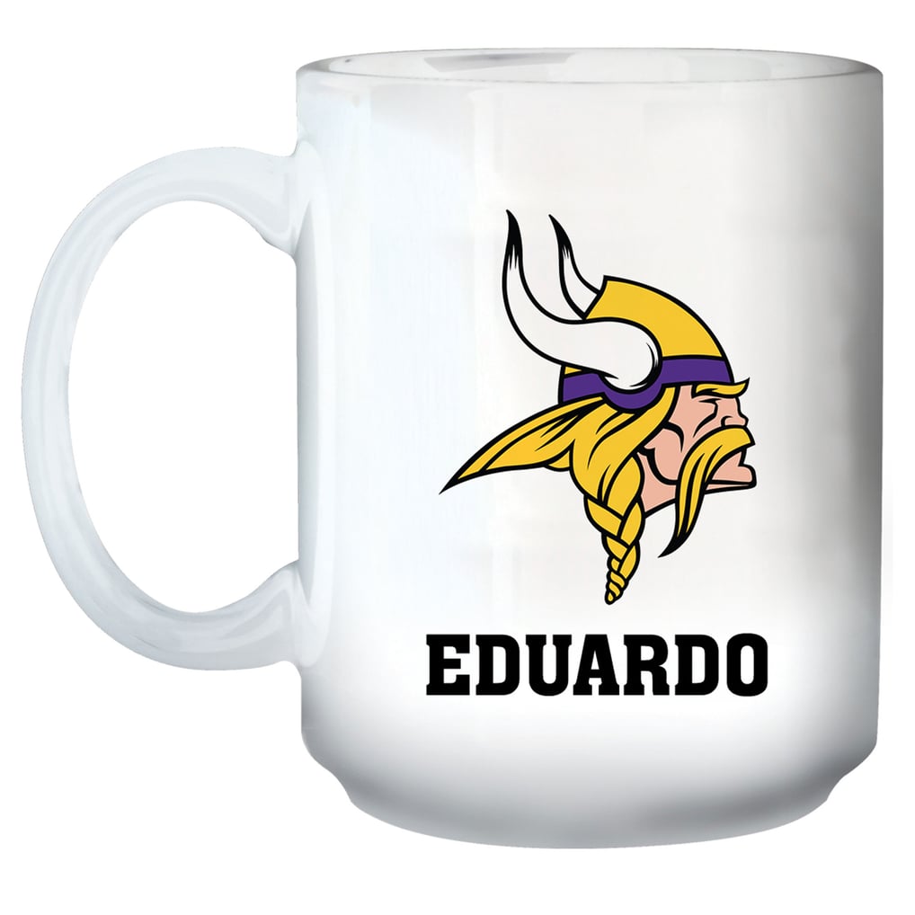 Minnesota Vikings 15oz. Personalized Mug - White