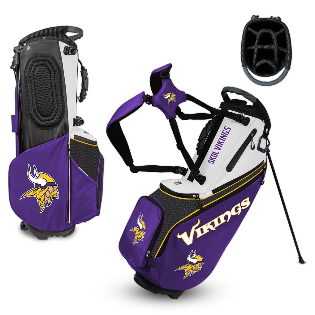 Minnesota Vikings WinCraft Back Nine Stand Golf Bag