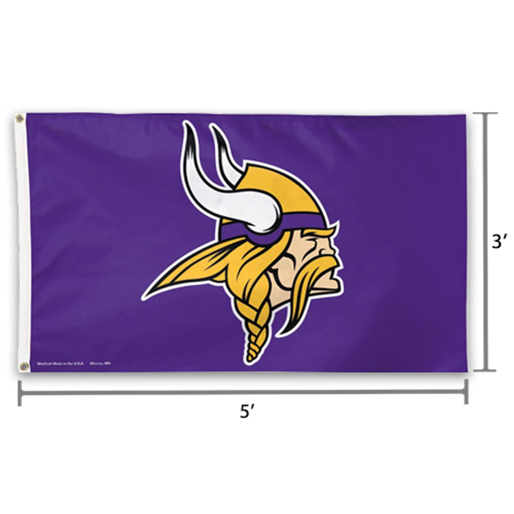 Minnesota Vikings WinCraft Deluxe 3' x 5' Flag