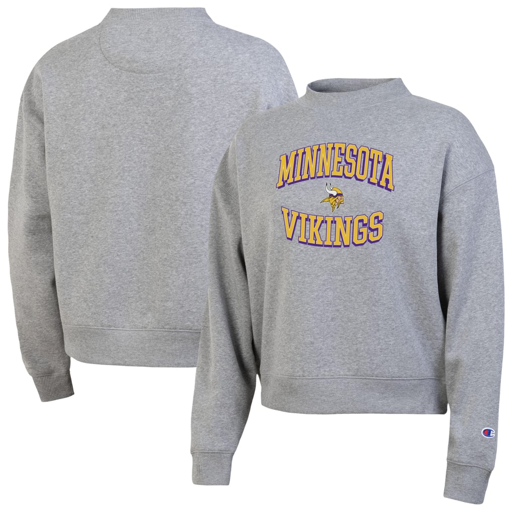 Minnesota Vikings Champion Women's Triumph Tri-Blend Sweatshirt - Gray