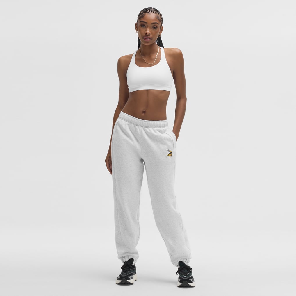 Minnesota Vikings lululemon Women's Scuba Mid-Rise Oversized Jogger - Heathered Core Ultra Light Grey