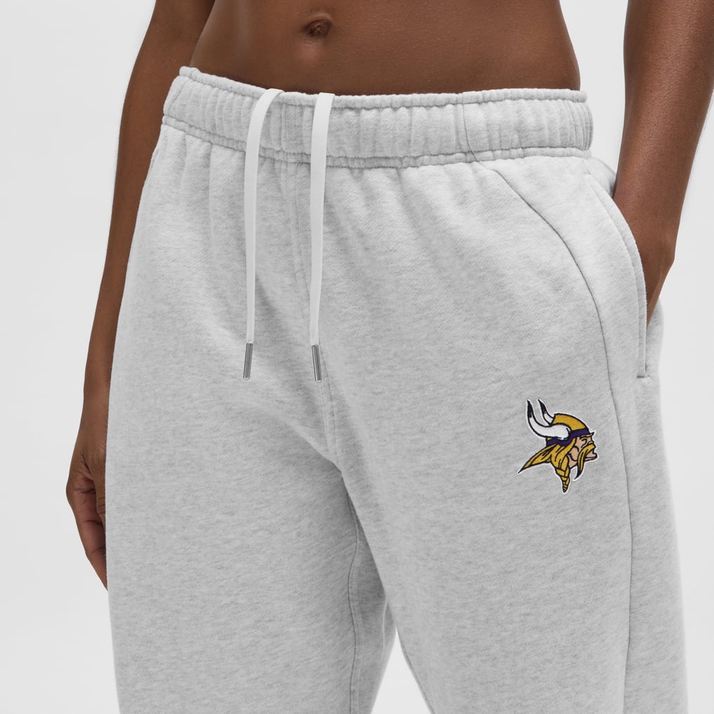 Minnesota Vikings lululemon Women's Scuba Mid-Rise Oversized Jogger - Heathered Core Ultra Light Grey