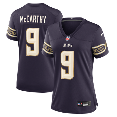 J.J McCarthy Minnesota Vikings Nike Women's 2026 Rivalries Collection Game Jersey - Purple