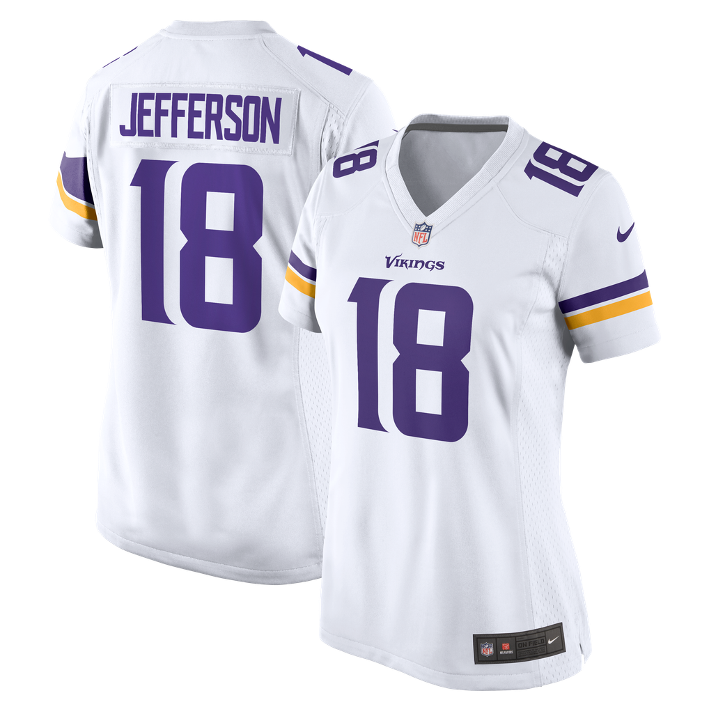 Justin Jefferson Minnesota Vikings Nike Women's Game Player Jersey - White