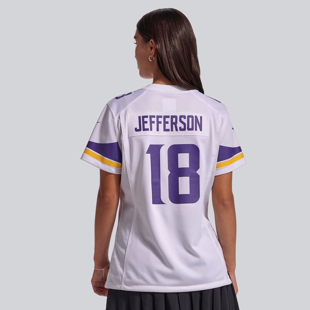 Justin Jefferson Minnesota Vikings Nike Women's Game Player Jersey - White