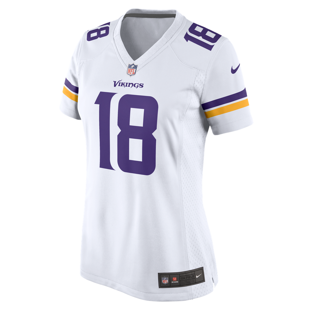 Justin Jefferson Minnesota Vikings Nike Women's Game Player Jersey - White