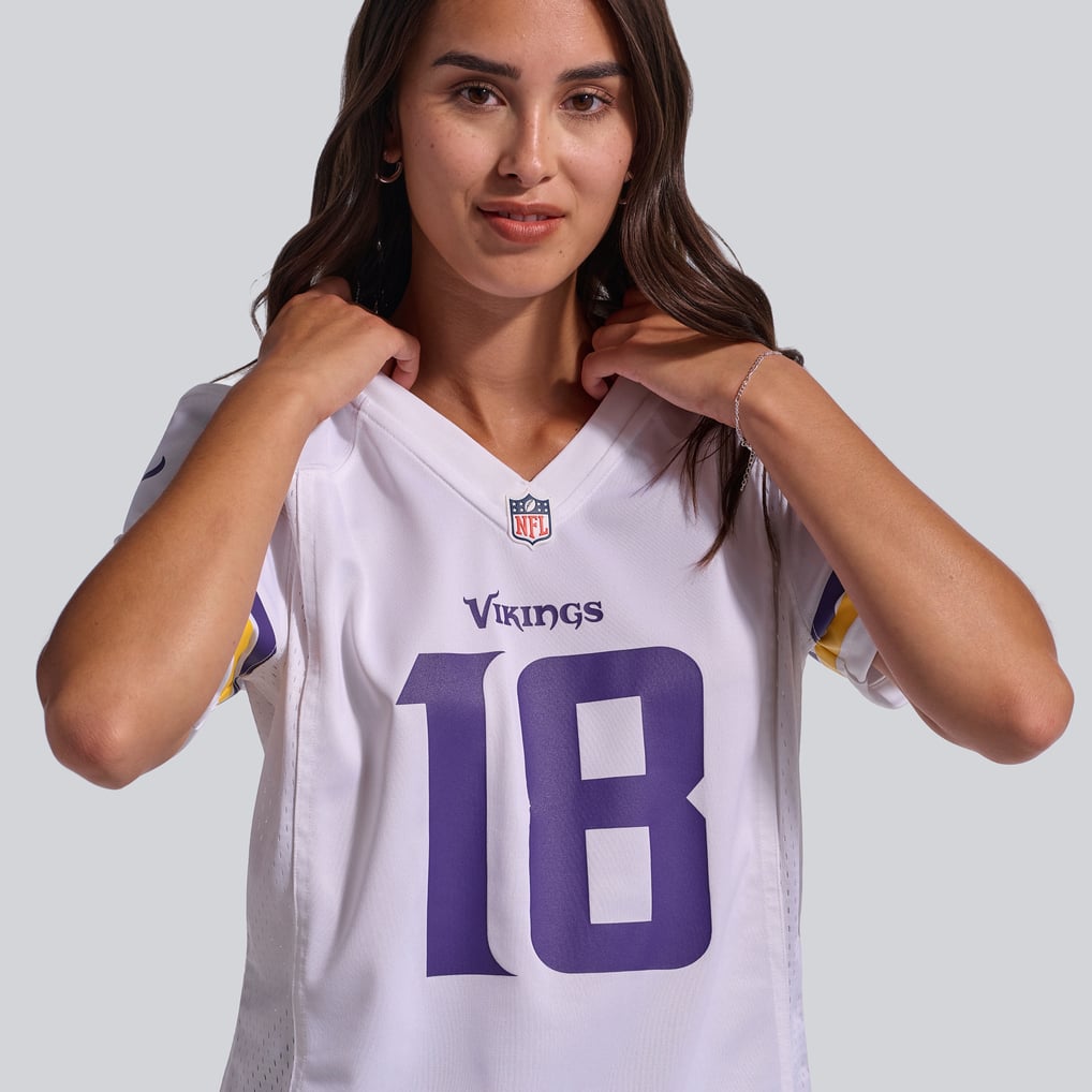 Justin Jefferson Minnesota Vikings Nike Women's Game Player Jersey - White