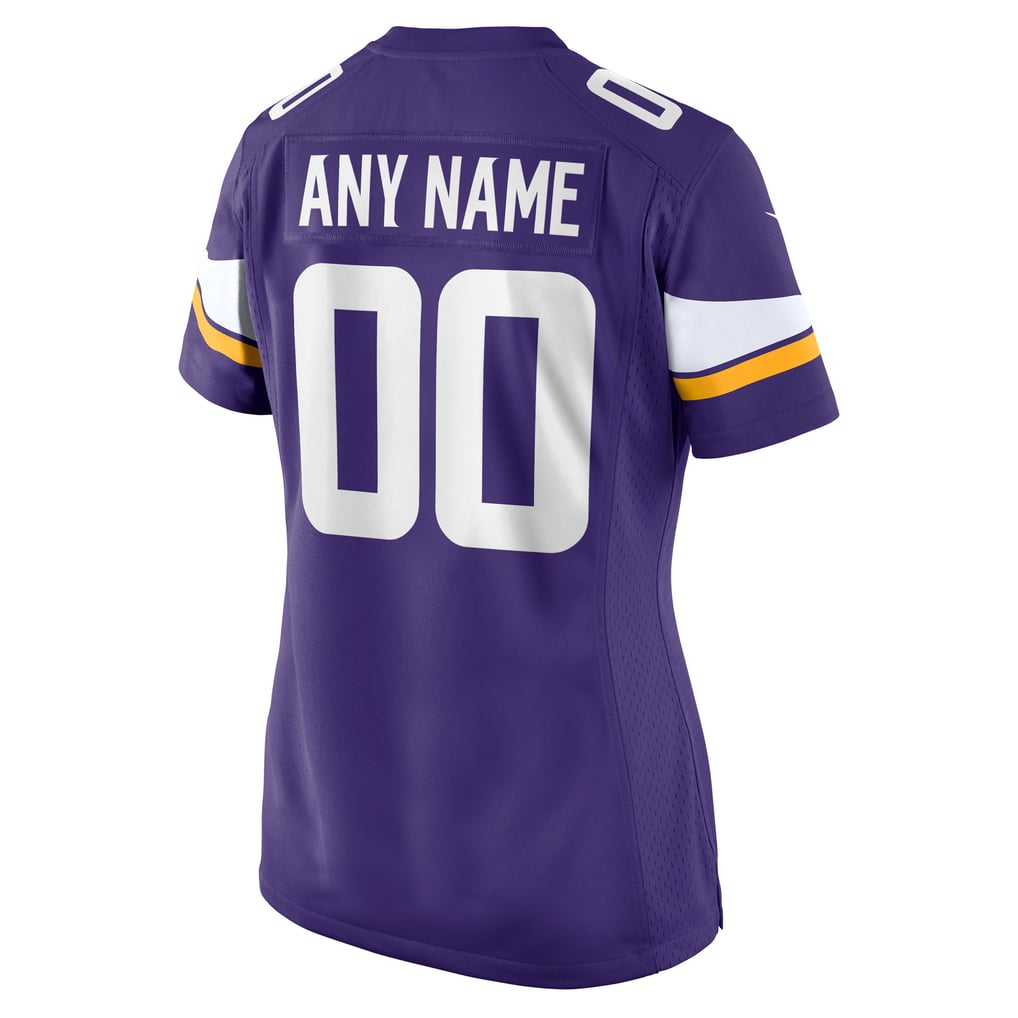 Minnesota Vikings Nike Women's Custom Game Jersey - Purple