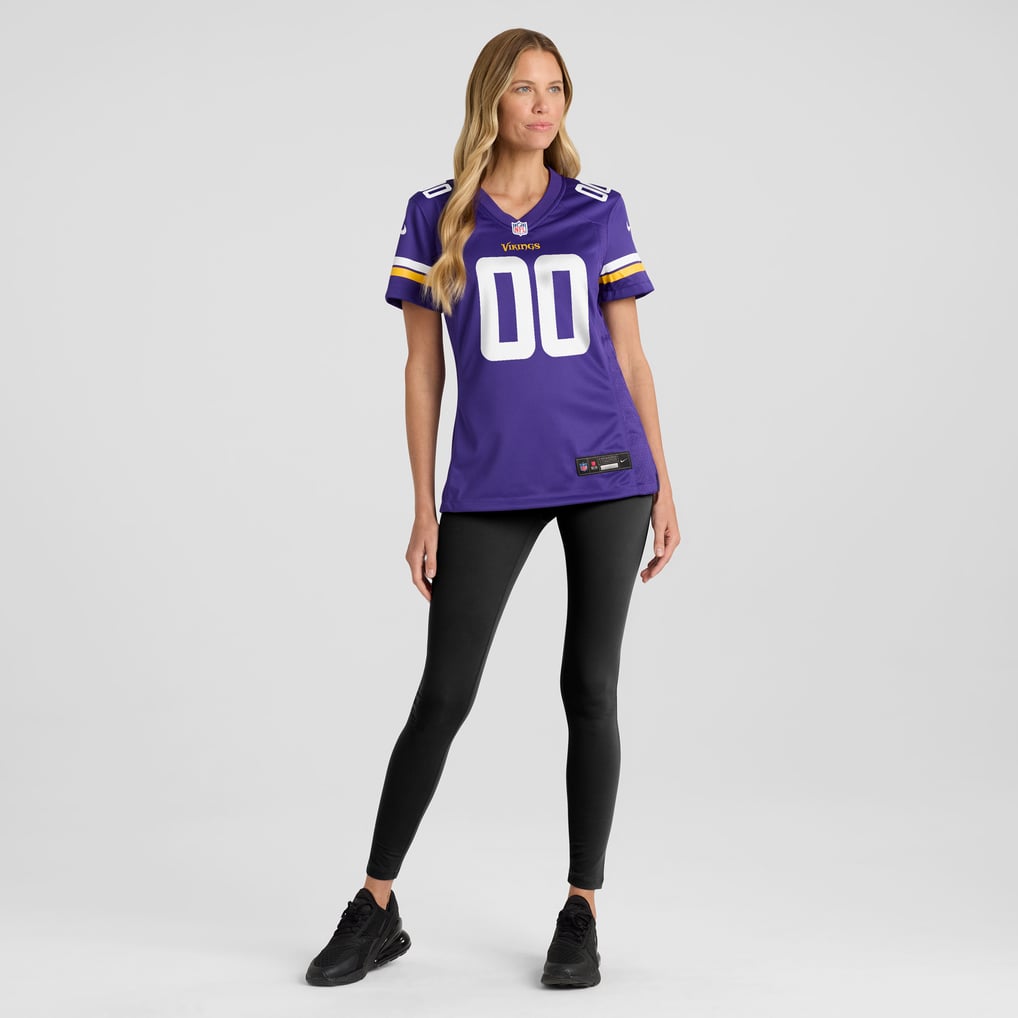 Minnesota Vikings Nike Women's Custom Game Jersey - Purple
