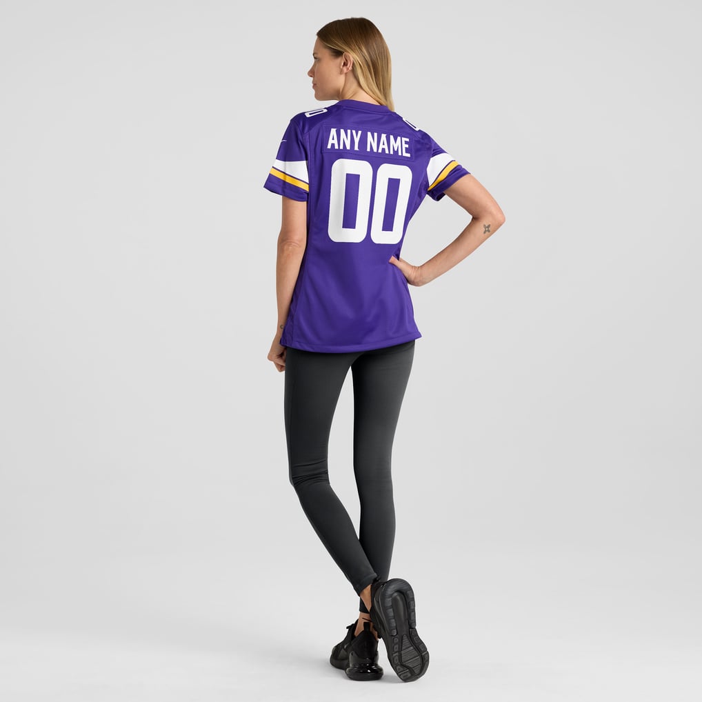 Minnesota Vikings Nike Women's Custom Game Jersey - Purple