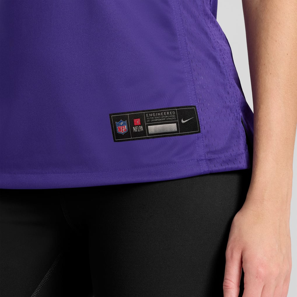 Minnesota Vikings Nike Women's Custom Game Jersey - Purple