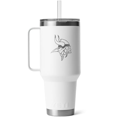 Minnesota Vikings YETI 42oz. Rambler Straw Mug