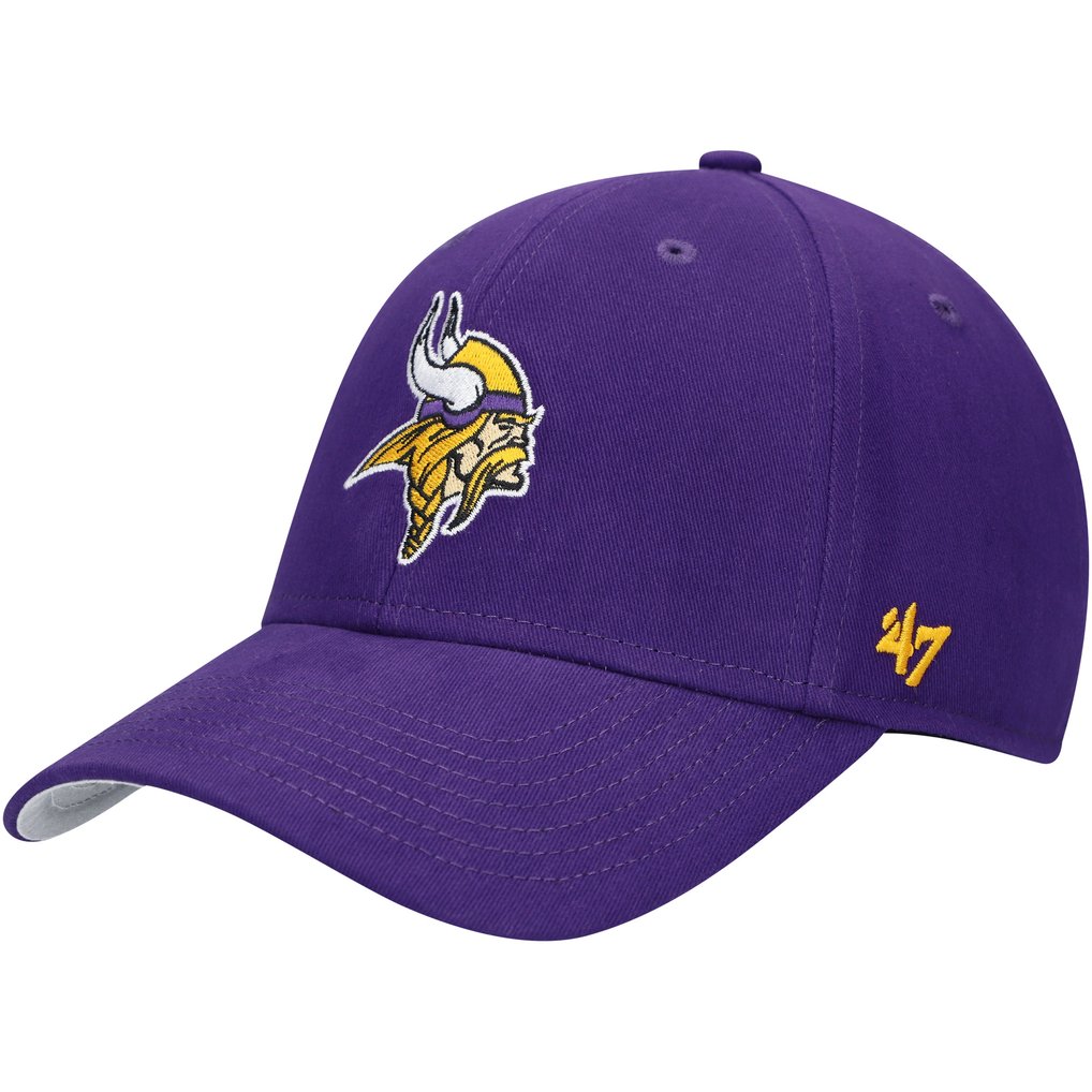 Minnesota Vikings '47 Youth Basic MVP Adjustable Hat - Purple