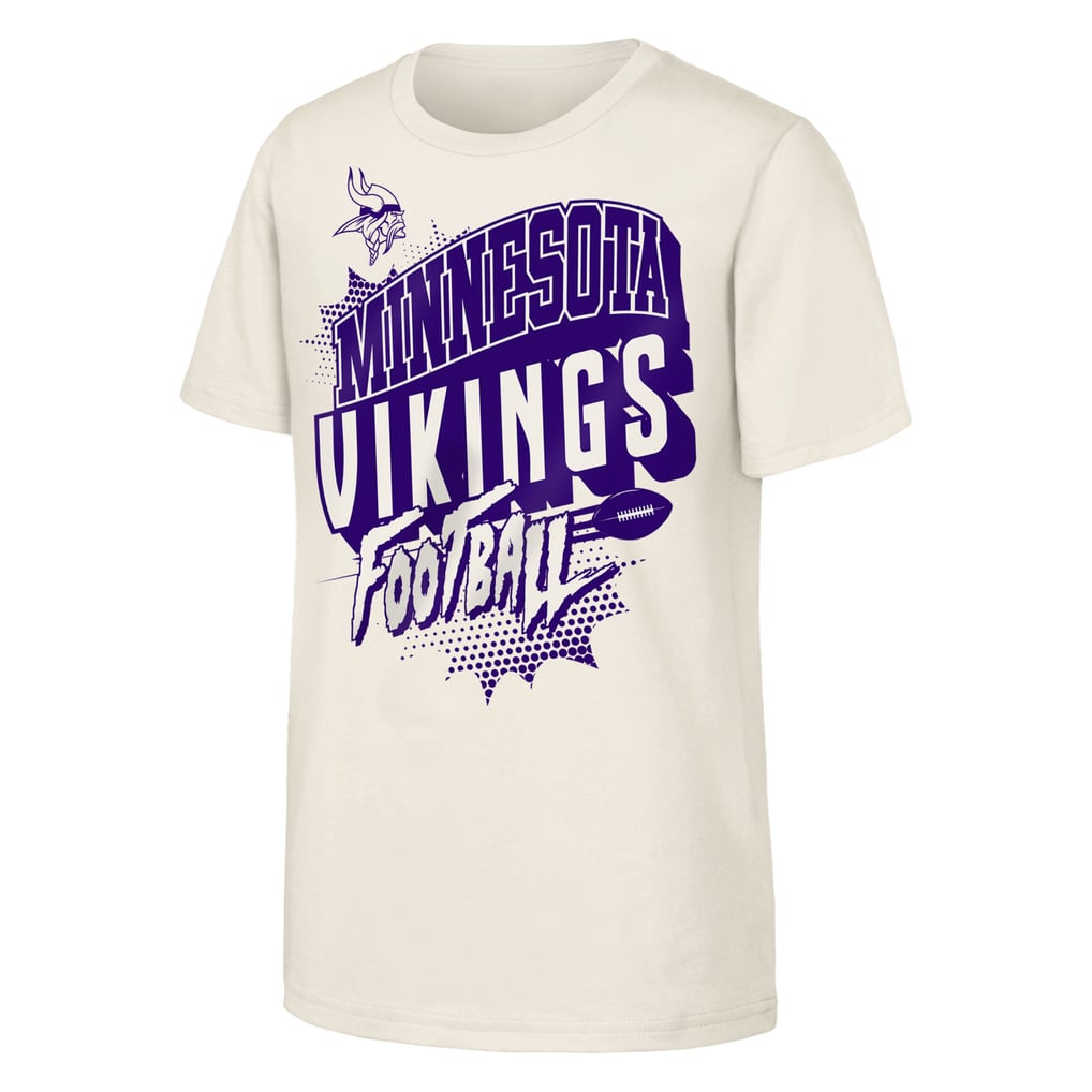 Minnesota Vikings Outerstuff Youth Action Comic T-Shirt - Natural