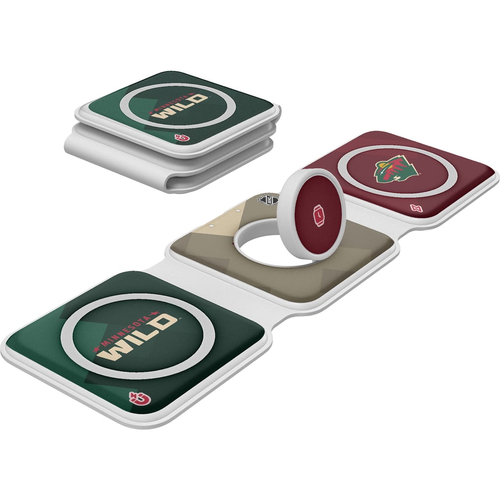 Minnesota Wild Keyscaper 3-in-1 Foldable Charger