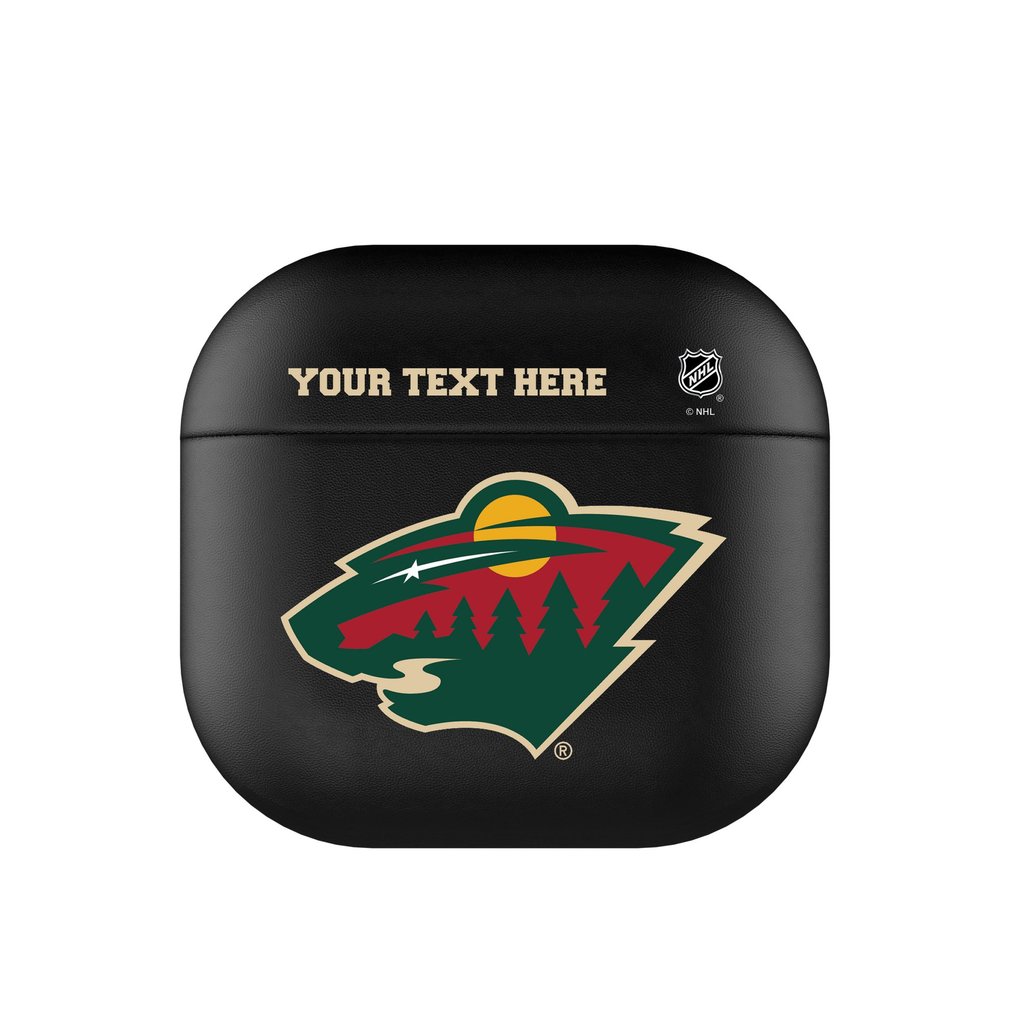 Minnesota Wild Keyscaper Personalized Insignia AirPods 4th Generation Case Cover
