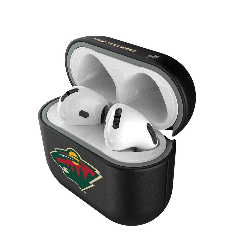 Minnesota Wild Keyscaper Personalized Insignia AirPods 4th Generation Case Cover