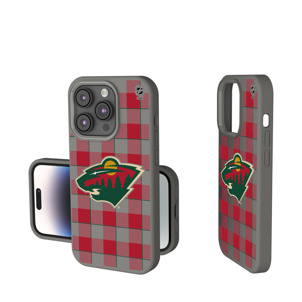 Minnesota Wild Keyscaper Plaid Soft Touch iPhone Case