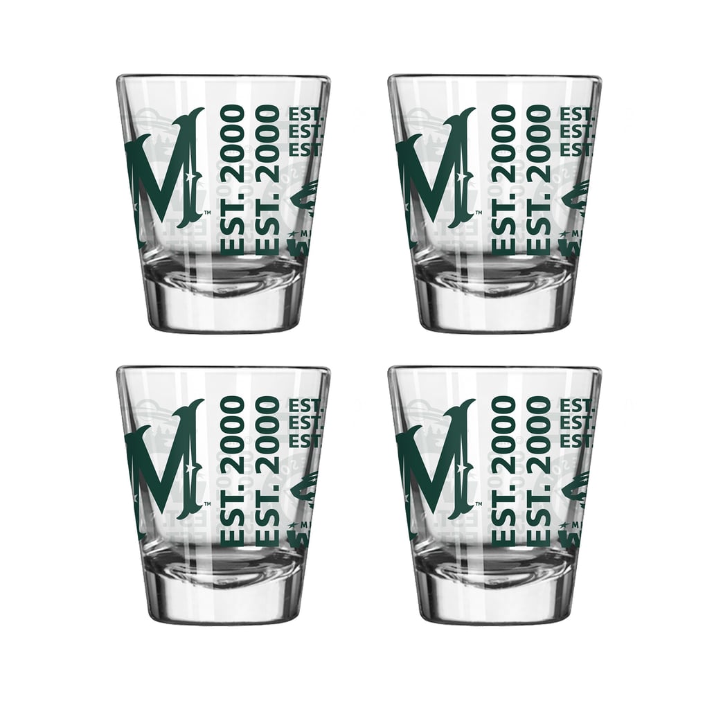 Minnesota Wild Logo Brands 4-Pack 2oz. Shot Glass Set