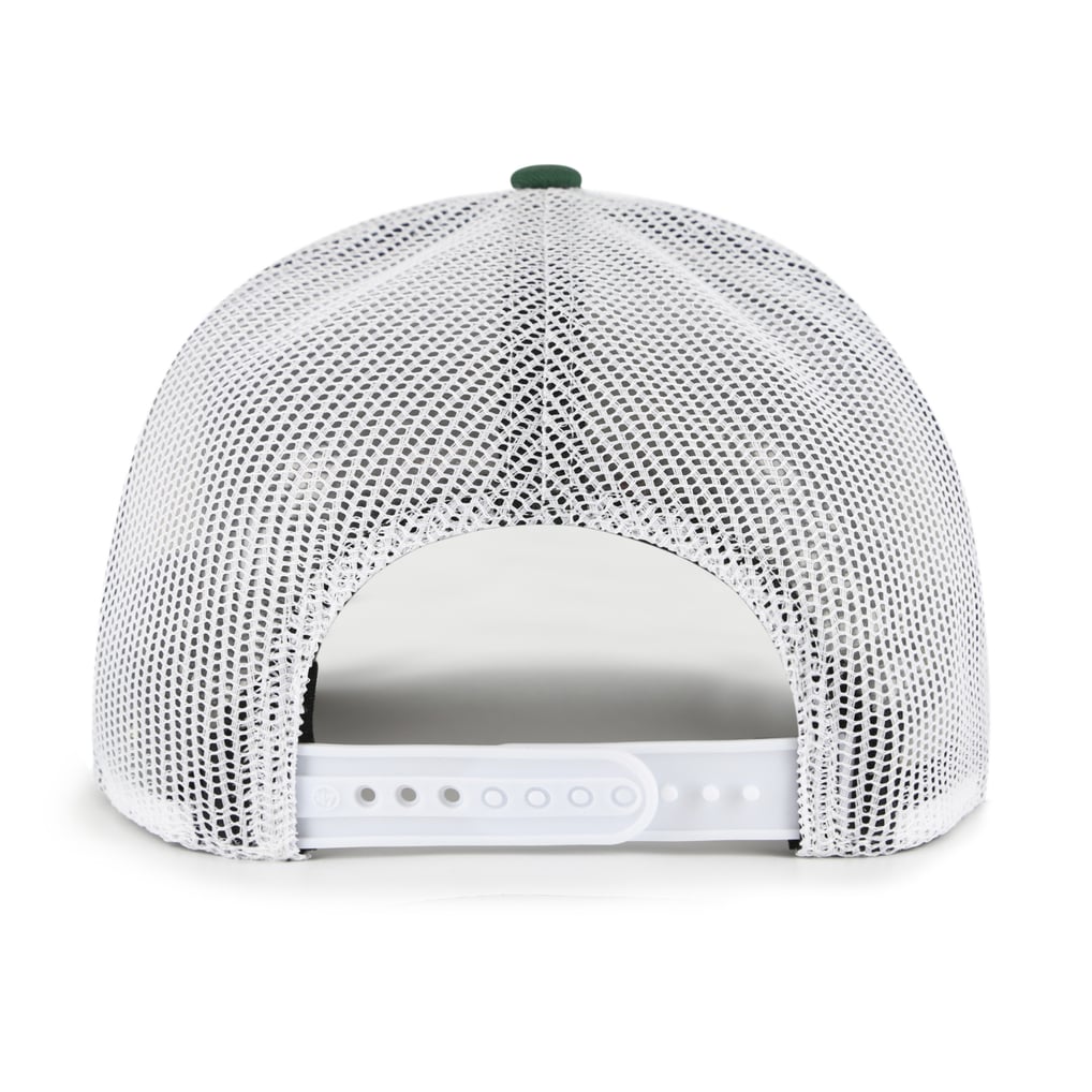 Minnesota Wild '47 Logo Trucker Adjustable Hat - Green/White