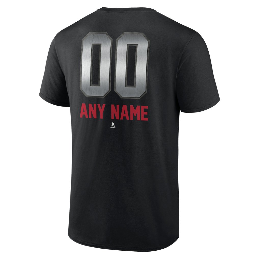 Minnesota Wild Personalized Midnight Mascot Logo T-Shirt - Black