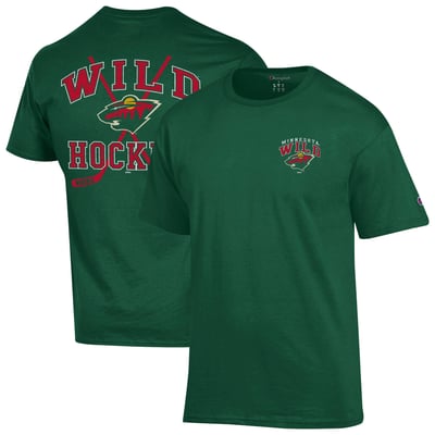  Minnesota Wild Champion Stick With It Jersey T-Shirt - Green