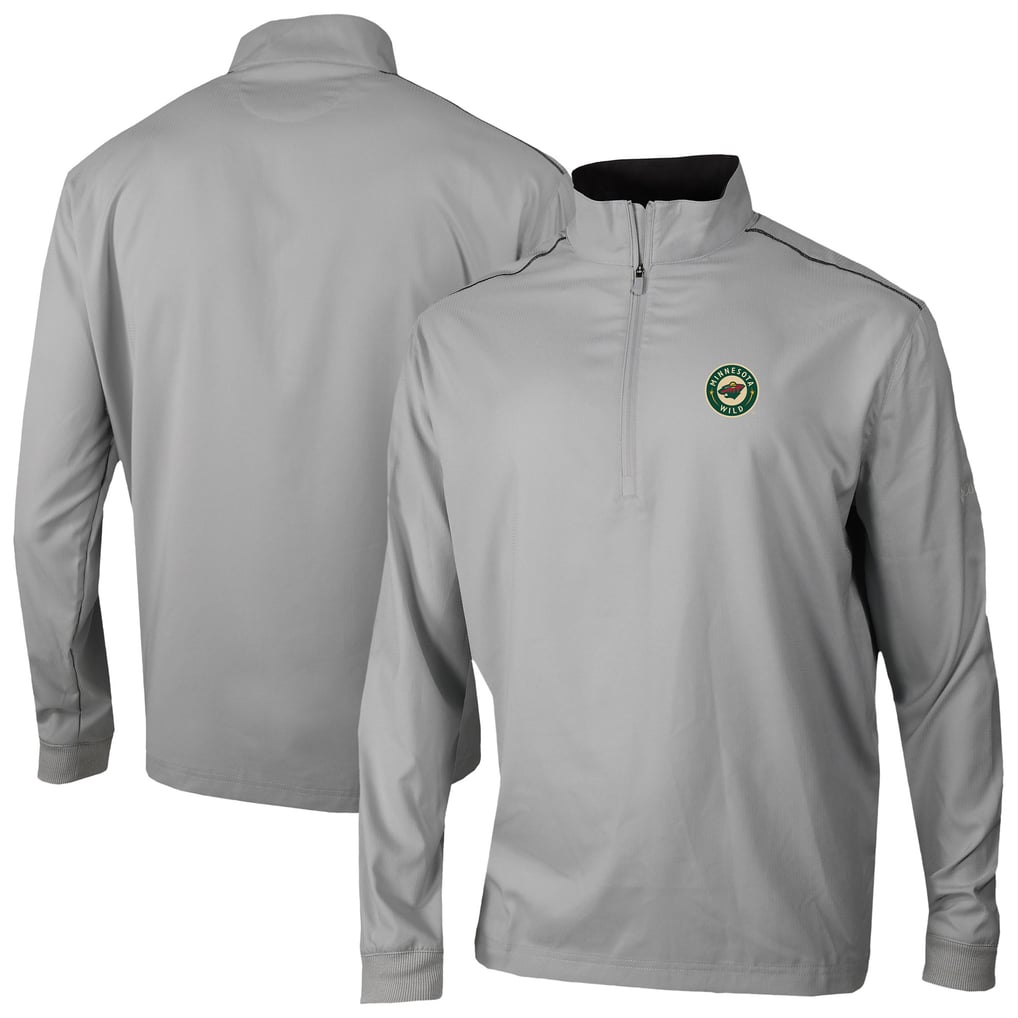 Minnesota Wild Columbia Omni-Wick Bogey's Paradise Pullover Top - Gray