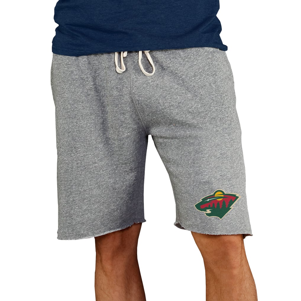 Minnesota Wild Concepts Sport Mainstream Terry Shorts - Gray