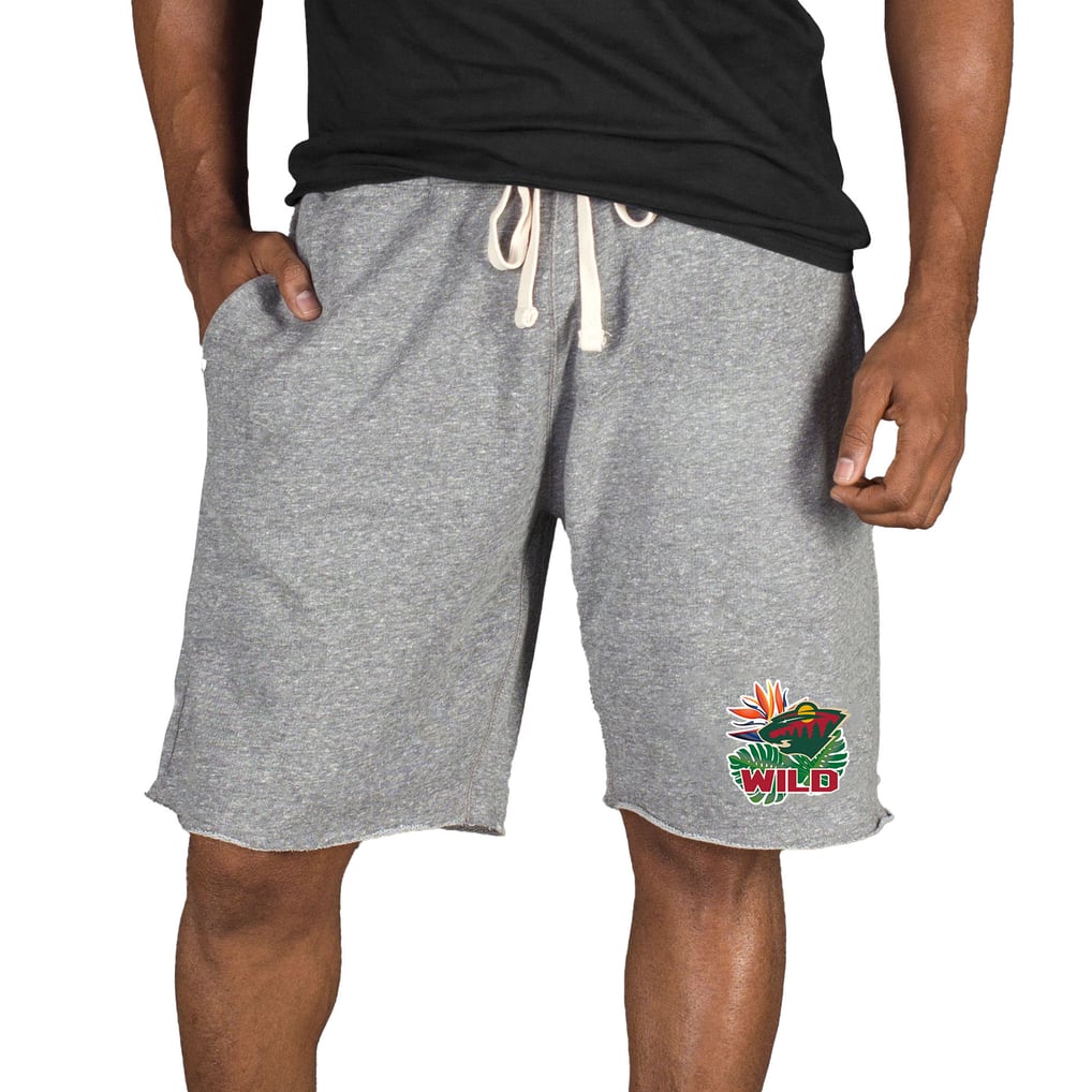 Minnesota Wild Concepts Sport Mainstream Tri-Blend Shorts - Gray