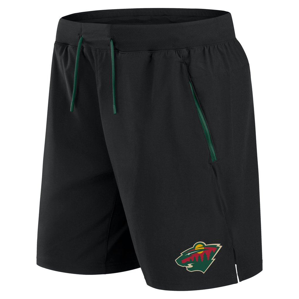 Minnesota Wild Fanatics Authentic Pro Rink Performance Shorts - Black