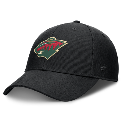 Minnesota Wild Fanatics Force Adjustable Hat - Black
