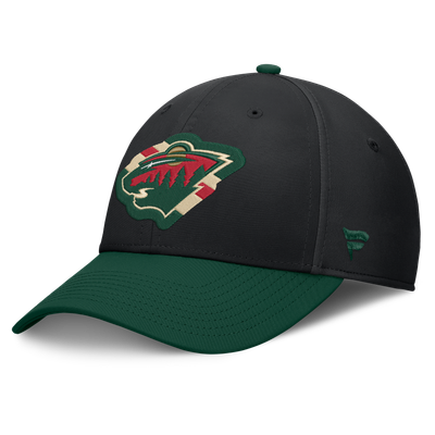 Minnesota Wild Fanatics Stretch Hat - Black/Green