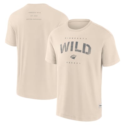 Minnesota Wild Fanatics Elements Weathered Tonal Future Ground T-Shirt - Cream