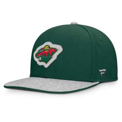 Minnesota Wild Fanatics Fundamentals Loden Snapback Hat - Green