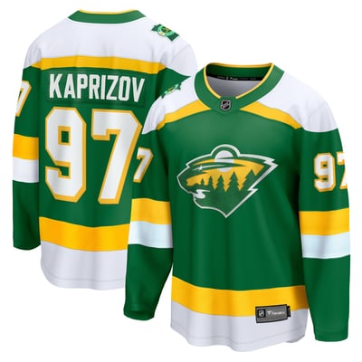 Kirill Kaprizov Minnesota Wild Fanatics 2023/24 Alternate Breakaway Jersey - Green