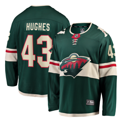 Quinn Hughes Minnesota Wild Fanatics Home Breakaway Jersey - Green