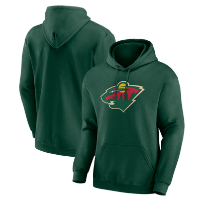 Minnesota Wild Logo Athletic Essential Hoodie - Green