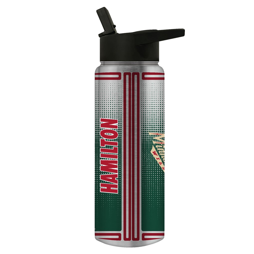 Minnesota Wild Team Logo 24oz. Personalized Jr. Thirst Water Bottle