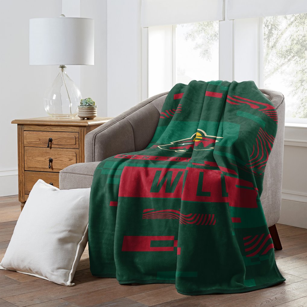  Minnesota Wild The Northwest Group 50" x 60" Digitize Raschel Throw Blanket