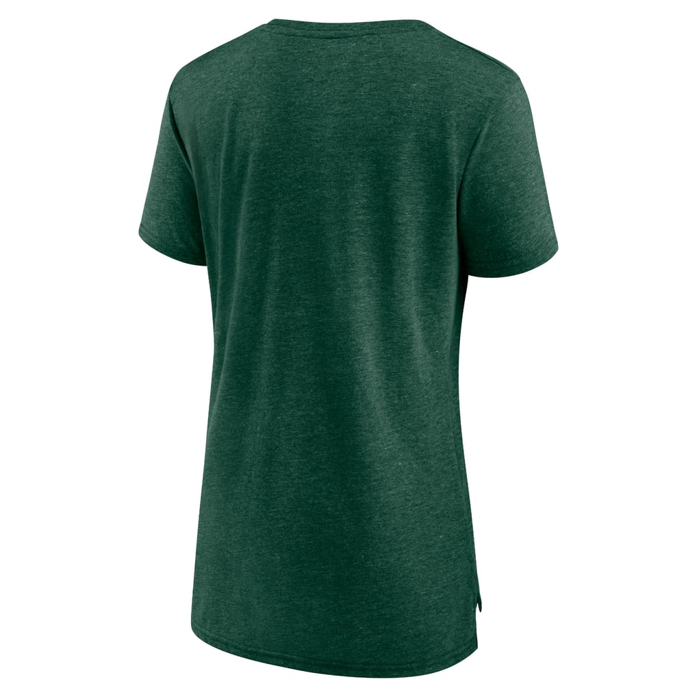 Minnesota Wild Women's Crash the Net Tri-Blend T-Shirt - Green