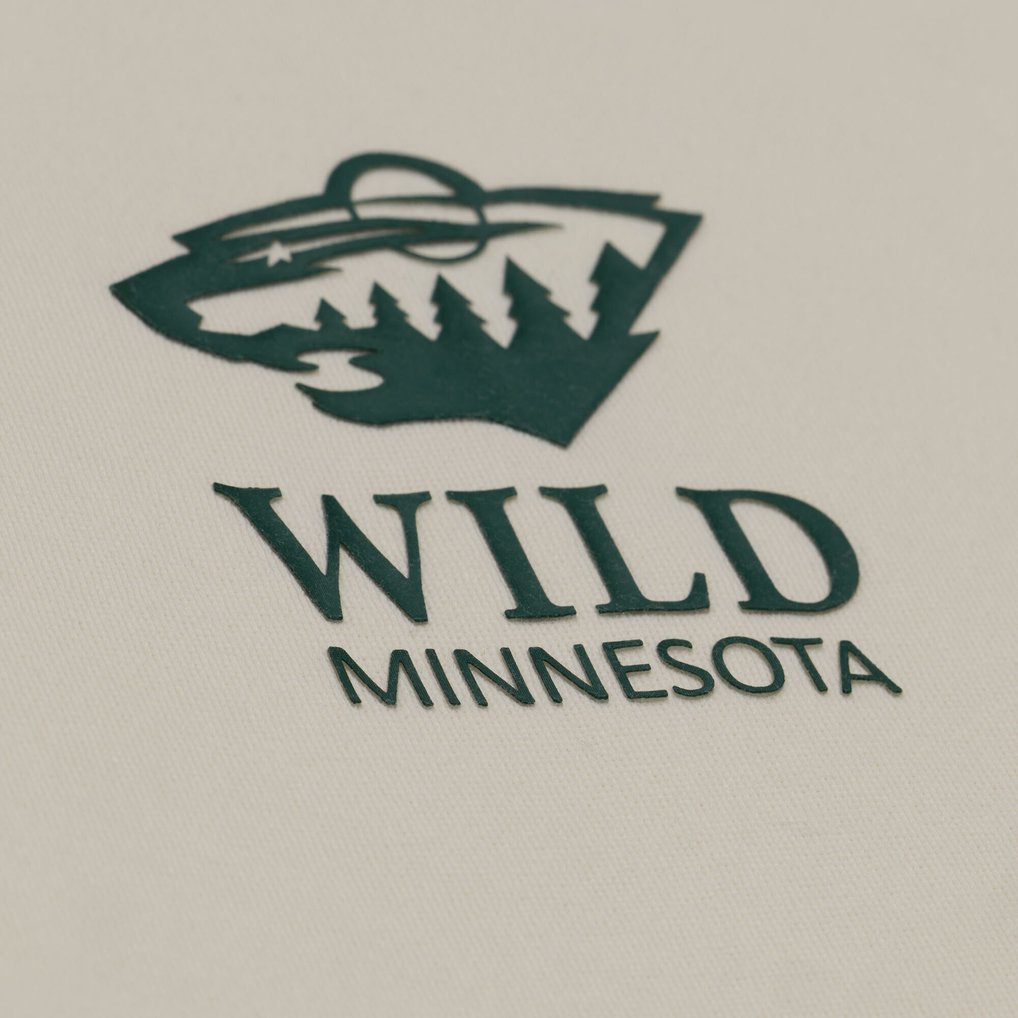 Minnesota Wild Mitchell & Ness Women's Core Essentials Sweatshirt - Cream

