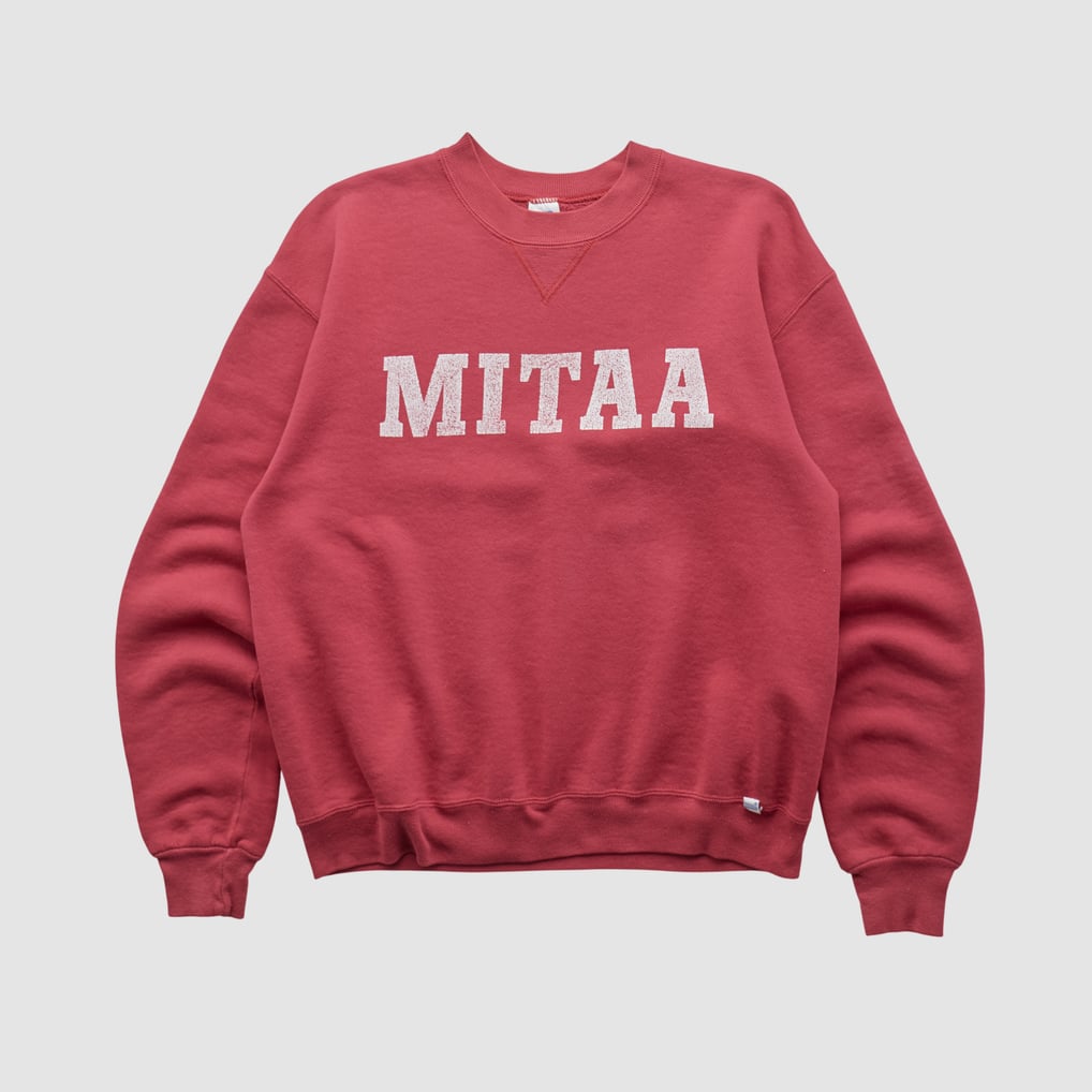 MIT Engineers Russell 90s Pullover Sweatshirt - Red - XS by Fanatics Real Vintage