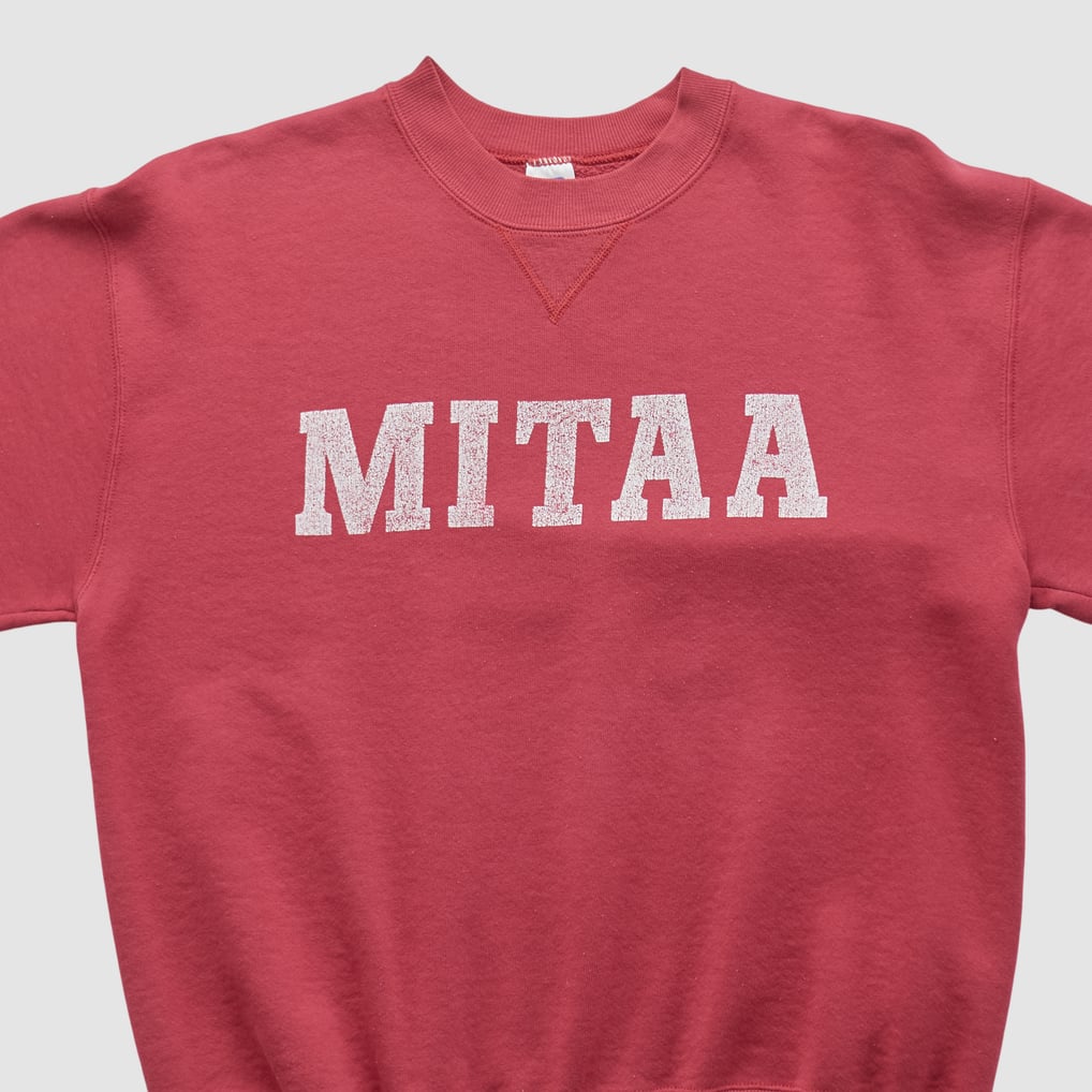 MIT Engineers Russell 90s Pullover Sweatshirt - Red - XS by Fanatics Real Vintage